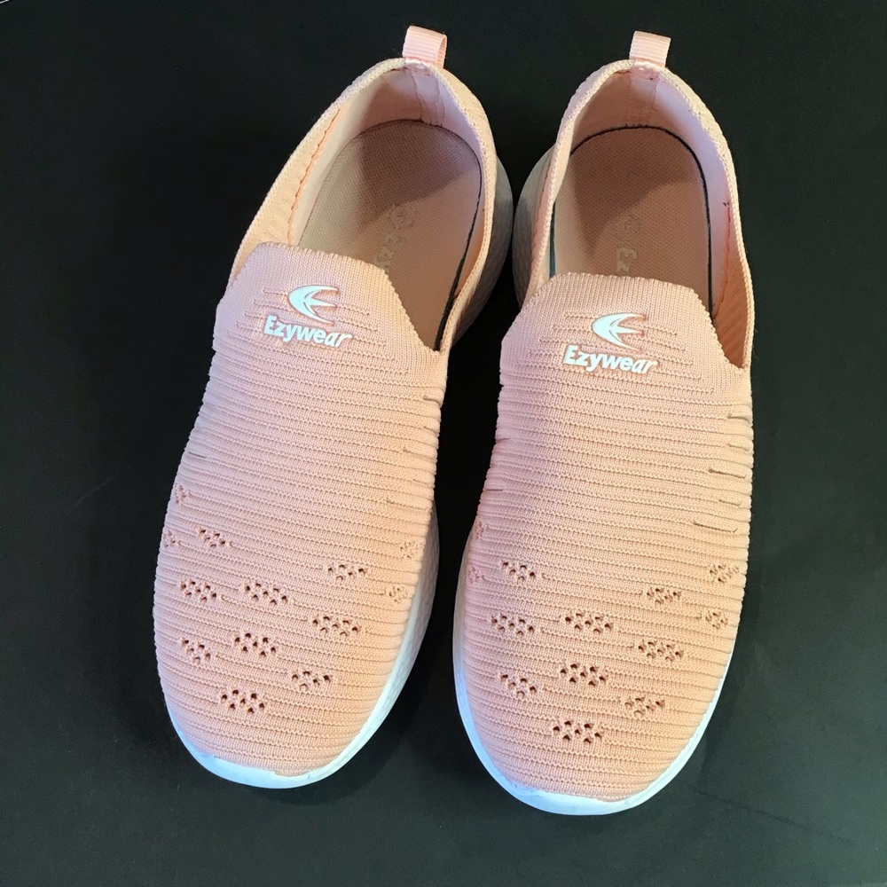Ezywear Women's Pink Casual Slip-On Shoes